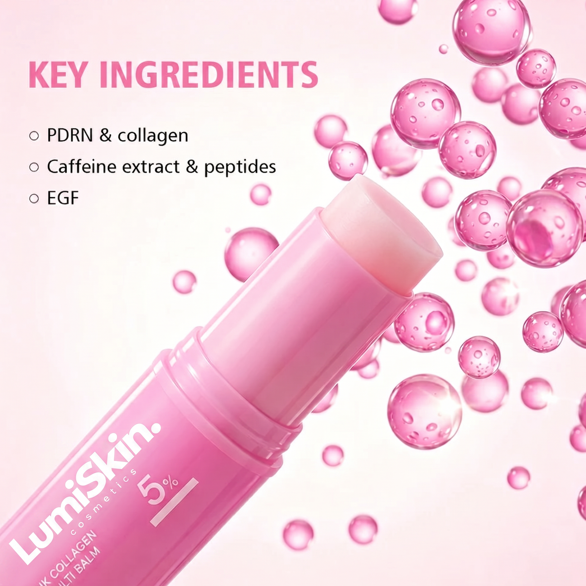PDRN Pink Collagen Multi Volume Balm Stick