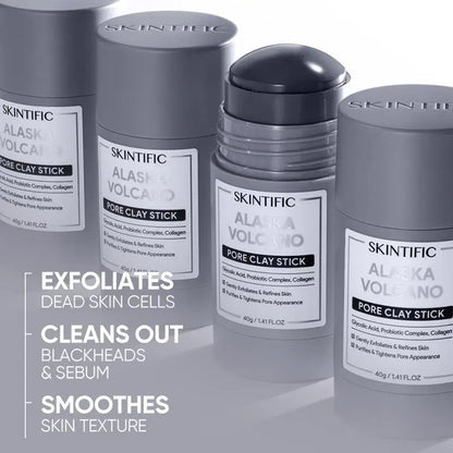 SKINTIFIC Alaska Volcano Pore Clay Stick