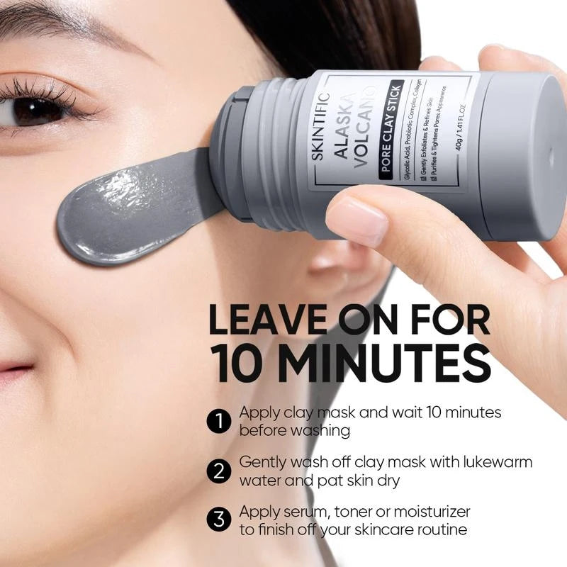 SKINTIFIC Alaska Volcano Pore Clay Stick